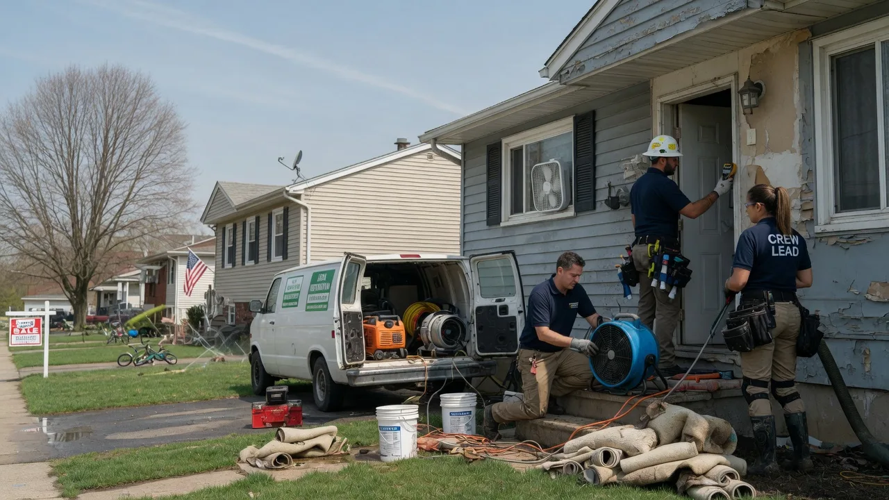Flood Cleanup in Parker Ford, PA near me